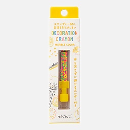[MIDORI 38110006] MIDORI Decoration Crayon Marble Flower Garden