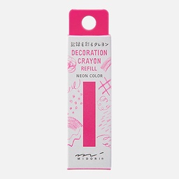 [MIDORI 38113006] MIDORI Decoration Crayon Refill Pink