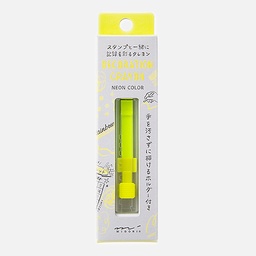 [MIDORI 38114006] MIDORI Decoration Crayon Refill Yellow