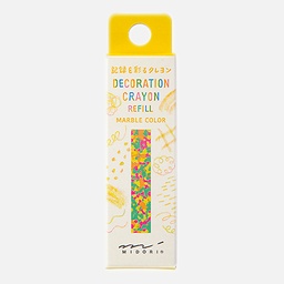 [MIDORI 38120006] MIDORI Decoration Crayon Refill Flower Garden