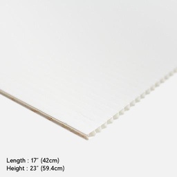 [OVJ 8888888869770] OVJ Plastic Corrugated Board A2 White