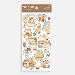 [MIND WAVE 81268] MIND WAVE Scene Sticker Cafe
