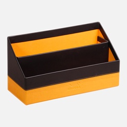 [RHODIA 118846] RHODIA Leather Letter Holder Black