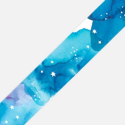[KOHAKU CL-016] KOHAKU Green Flash Transparent Washi Tape 20mm Starry Night