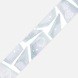 [KOHAKU CL-020] KOHAKU Green Flash Transparent Washi Tape 20mm Ore