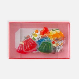 [KOHAKU KK-045] KOHAKU Clear Flake Seal Sticker x 25 Sweets