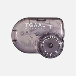 [STAD RS036BK] STAD T’gaal Pencil Sharpener 5-Point Clear Black