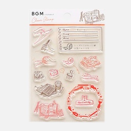 [BGM BT-CS057] BGM Clear Stamp Document Stamp
