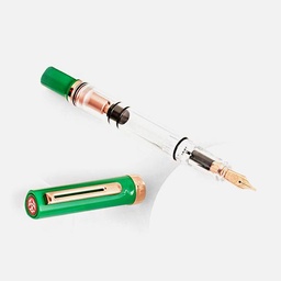 [TWSBI M7449390] TWSBI Eco-T Royal Jade Fountain Pen And Midnight Blue Ink Set Broad