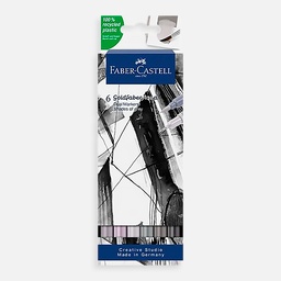 [FABER-CASTELL 164522] FABER-CASTELL Goldfaber Aqua Dual Marker Shade Of Grey Set x 6