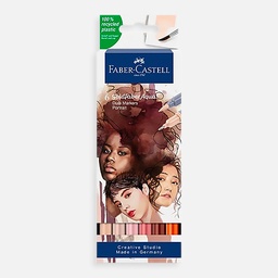 [FABER-CASTELL 164523] FABER-CASTELL Goldfaber Aqua Dual Marker Portrait Set x 6