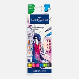 [FABER-CASTELL 164606] FABER-CASTELL Goldfaber Aqua Dual Marker Set x 6