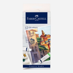 [FABER-CASTELL 379512] FABER-CASTELL Creative Studio Oil Color 9ml Set x 12