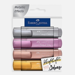 [FABER-CASTELL 154623] FABER-CASTELL Textliner Metallic Set 1 x 4