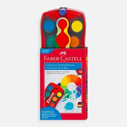 [FABER-CASTELL 125030] FABER-CASTELL Connector Paint Box Set x 12