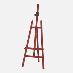 [MEEDEN W01D-HT] MEEDEN Beechwood Walnut A-Frame Studio Easel (Installation Not Included)