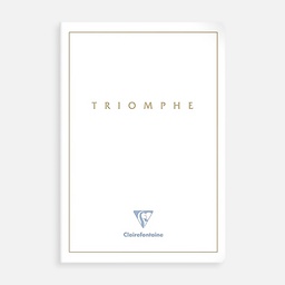 [CLAIREFONTAINE 36176] CLAIREFONTAINE Triomphe White Paper Sewn Spine Notebook 90gsm Lined A4 x 48