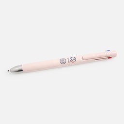 [ZEBRA B3AS88-LTC-AZL] ZEBRA Blen Latte 3-Color Ball Pen 0.5mm Red Bean Latte