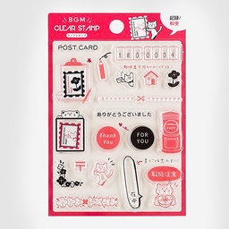 [BGM BT-CSK009] BGM Clear Stamp Record / Mail