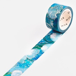 [BGM BM-SPSH002] BGM Washi Tape 20mm Watercolor Flower Suzuran