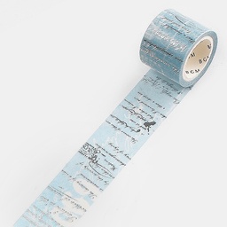 [BGM BM-SPPE002] BGM Clear Washi Tape 30mm Special Poem Essay