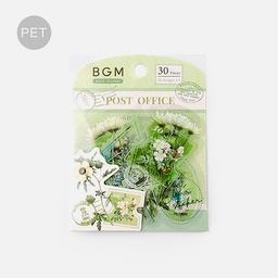 [BGM BS-PFT004] BGM Deco Sticker Decoration Post Office Garden Green