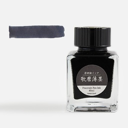 [NAKABAYASHI TFPI-WD42-15] NAKABAYASHI Taccia Ukiyoe Fountain Pen Ink 40ml Usuzumi