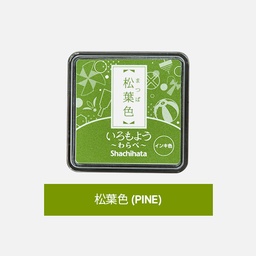 [SHACHIHATA HAC-S1-DYG] SHACHIHATA Iromoyou Mini Ink Pad Matsuba