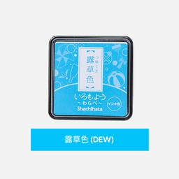 [SHACHIHATA HAC-S1-LB] SHACHIHATA Iromoyou Mini Ink Pad Dew Grass