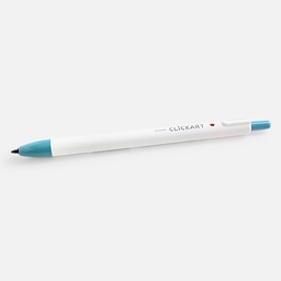 [ZEBRA WYSS22-39] ZEBRA Clickart Retractable Marker Turquoise Blue