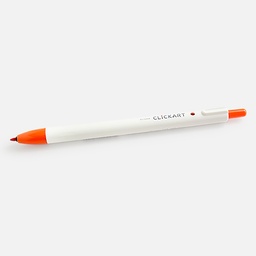 [ZEBRA WYSS22-29] ZEBRA Clickart Retractable Marker Red Orange