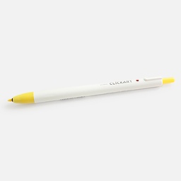 [ZEBRA WYSS22-05] ZEBRA Clickart Retractable Marker Yellow