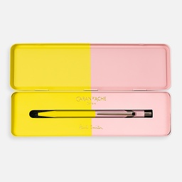 [CARAN D'ACHE NM0849.341] CARAN D'ACHE Paul Smith 849 Special Edition Ball Point Pen Chartreuse / Rose Box