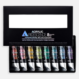 [HOLBEIN AC894] HOLBEIN Iridescence Acrylic Paint 5ml Pearl Set x 8
