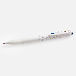 [ZEBRA JJS29-R1W-VBGR] ZEBRA Sarasa-R White Series Roller Pen 0.4mm Blue Grey