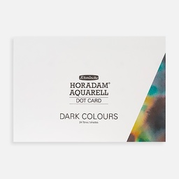 [SCHMINCKE 14999121] SCHMINCKE Horadam Watercolor Dot Card 24 Dark Tones