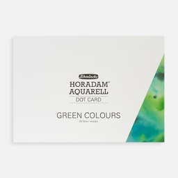 [SCHMINCKE 14999124] SCHMINCKE Horadam Watercolor Dot Card 20 Green Tones