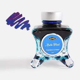[DIAMINE 720524167736] DIAMINE Inkvent Green Chameleon & Sheen Fountain Pen Ink 50ml Arctic Blast