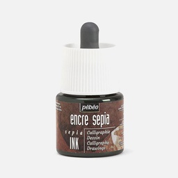 [PEBEO 349100] PEBEO Sepia Ink For Drawing 45ml