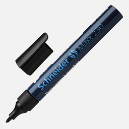 [SCHNEIDER 123001] SCHNEIDER Maxx 230 Aluminium Barrel Permanent Marker Bullet Tip Black