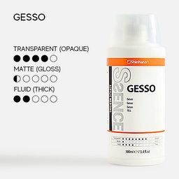 [SHINHAN 2153412-1430] SHINHAN Ssence Soft Body Acrylic Gesso 100ml