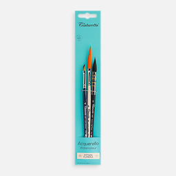 [TINTORETTO 8109] TINTORETTO 8109 Floral Painting Watercolor Brush Set x 3