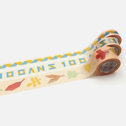 [MT MTWEISST1] MT Kamoi 100th Anniversary Washi Tape Philippe Weisbecker Set