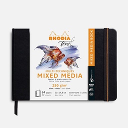 [RHODIA 116171] RHODIA Touch Mixed Media Paper Book 250gsm Landscape A5 x 20