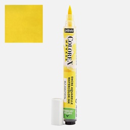 [PEBEO 417302] PEBEO Colorex Watercolor Brush Marker 1mm Primary Yellow
