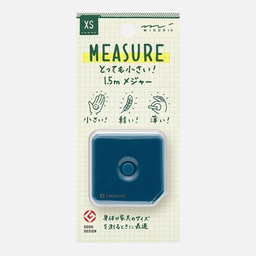 [MIDORI 35534006] MIDORI XS Measure Tape 1.5m Navy Blue A