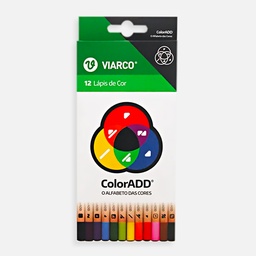 [VIARCO OEC1218CACX12] VIARCO Coloradd Color Pencil Set x 12 (For The Visually Impaired)