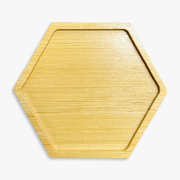 [OVJ 8888888870766] OVJ Bamboo Coaster Hexagon 12cm