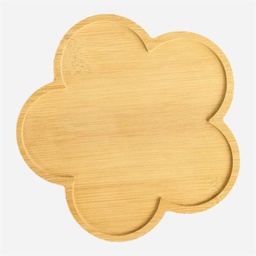 [OVJ 8888888870763] OVJ Bamboo Coaster Flower 14cm