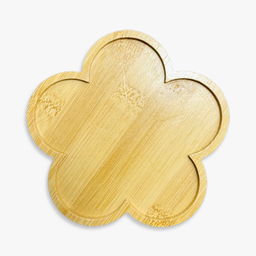 [OVJ 8888888870763] OVJ Bamboo Coaster Flower 14cm